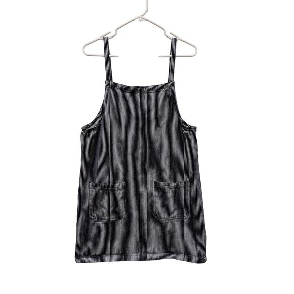 Roxy Demin Dress Tank with pockets navy white Size XL - Picture 1 of 7